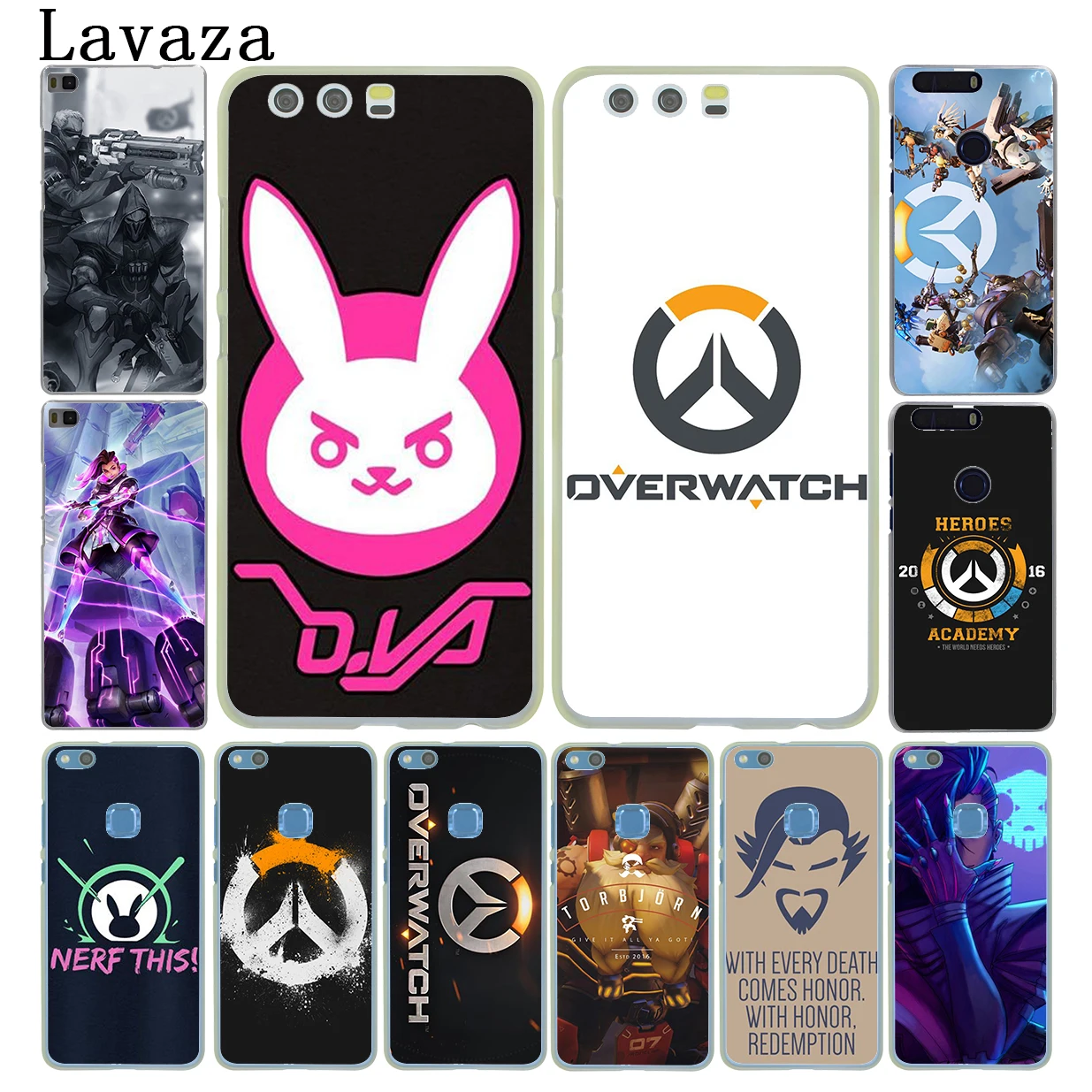 

Lavaza Overwatch ow Game Hard Case for Huawei P30 Pro P20 P10 P9 Plus P8 Lite Mini 2016 2017 P smart Z 2019 Cover