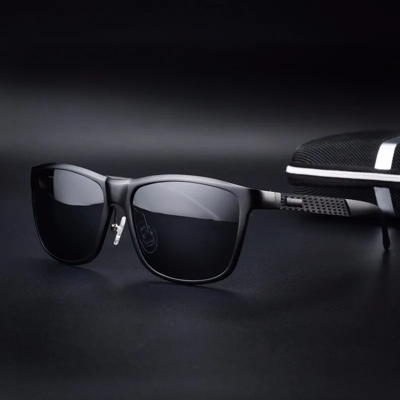 BARCUR Aluminum Metal Frame Sunglasses Polarized Male BARCUR Aluminum Metal Frame Sunglasses Polarized Male