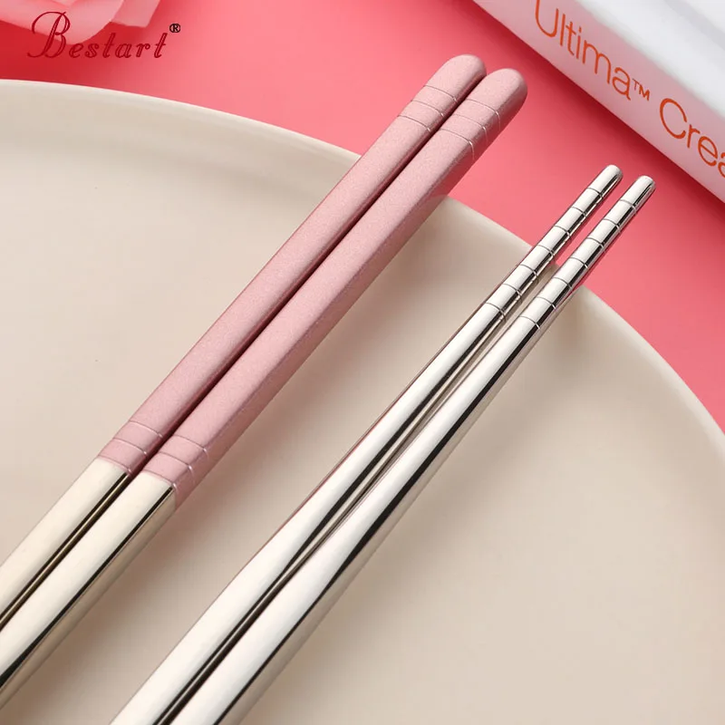 5pairs Rainbow Sushi Chopsticks Thread Stylish Food Resuable Chinese ...