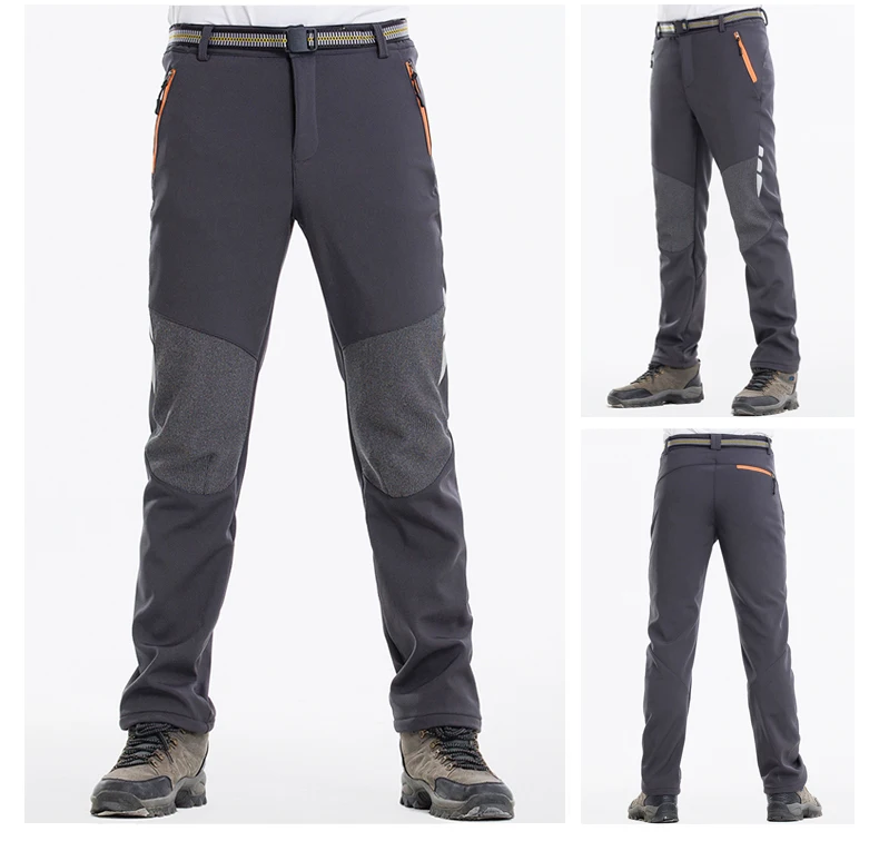 SCRIOSADH зимние мужские походные брюки для активного спорта, ветрозащитные термоводонепроницаемые флисовые брюки для альпинизма, рыбалки