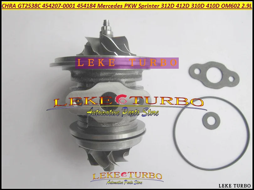 CHRA GT2538C 454207-0001 454207 454184 454111 For Mercedes PKW Sprinter 212 312D 412D 210D 310D 410D OM602 2 (3)