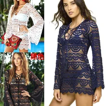 Крючком сетка Туники Для пляжные саронги ванный комплект купальник пляжная одежда бикини пляжные костюмы Cover Ups Для женщин Летнее Саида De Praia