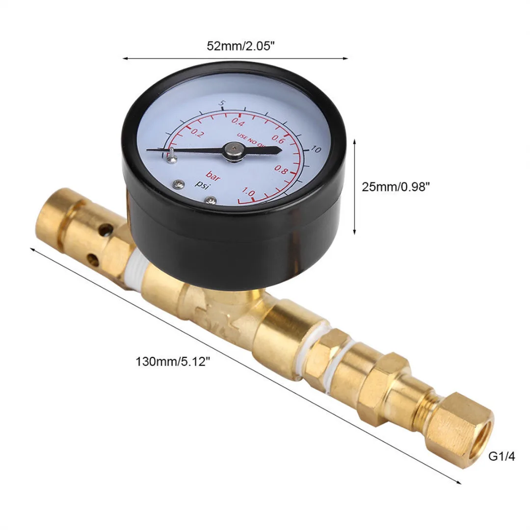 Шаровой регулируемый клапан 0 ~ 15psi для подачи пива в бочке G1/4|Другие инструменты