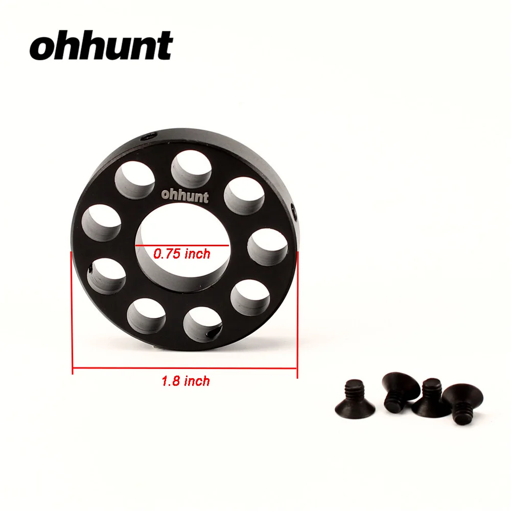 Ohhunt тактическая 0,75 дюймовая Передняя Торцевая Крышка для. 223 5,56 поплавок Quad Rail Handguard Охотничьи аксессуары