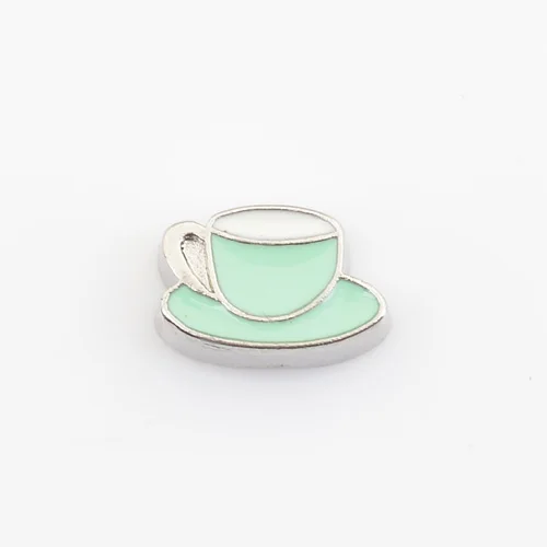 

A cup of coffee, Floating charms,Fit floating charm lockets, FC0119