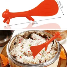 Новое поступление дома Кухня прекрасный творческий уникальный стенд белка антипригарным Райс ложка совок лопастной ковш