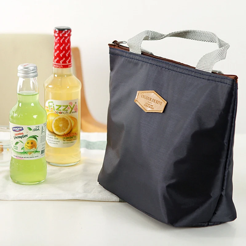 Новые Красочные Переносные сумки для обедов ланч бокс сохранение тепла герметичная сумка для пикника Водонепроницаемая термо сумка-холодильник для еды большая сумка