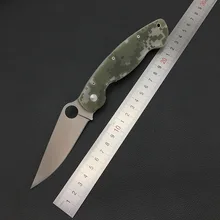 

C36 Folding knife 3colour 9CR18MOV blade G10 handle camping survival hunting knives outdoor tactical pocket knife hand tools