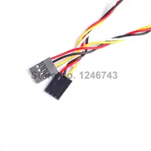 20 шт./лот 4 Pin 4 P F/F Перемычка провода 200 мм Женский кабель Dupont