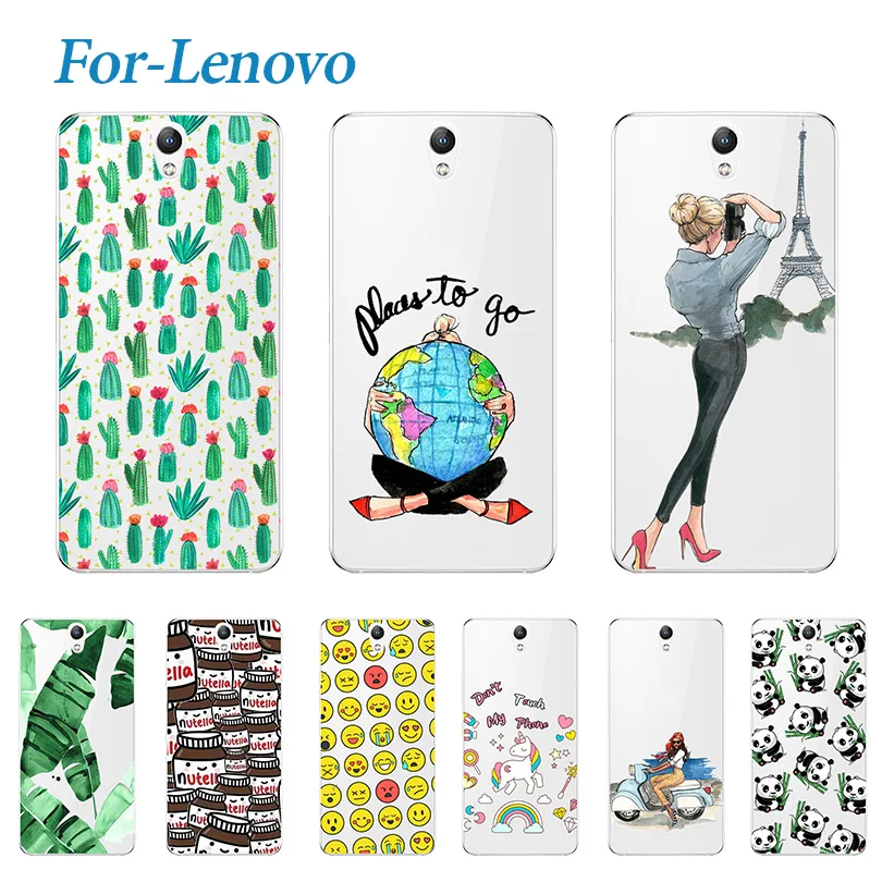 Новый мягкий силиконовый чехол RIVAS с принтом для Lenovo Vibe S1 S 1 Lite задняя крышка чехлы