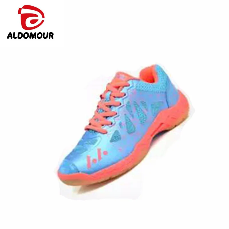 ALDOMOUR Breathable Volleyball Shoes For Men High Quality EVA Insole Training Professional Badminton Shoes Mesh Upper Sneakers