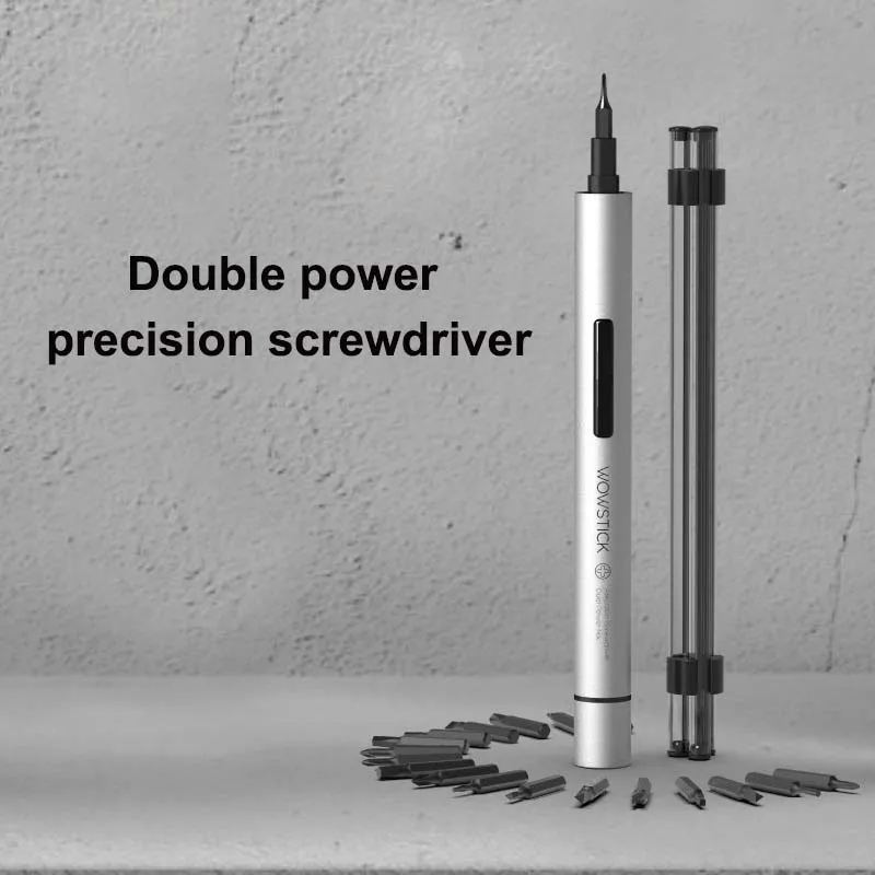 

Wowstick 1P Pro Mini Electric Screwdriver with 18 Screw Bits Cordless Magnetizer Screwdriver Power Screw Driver Kit Repair Tool