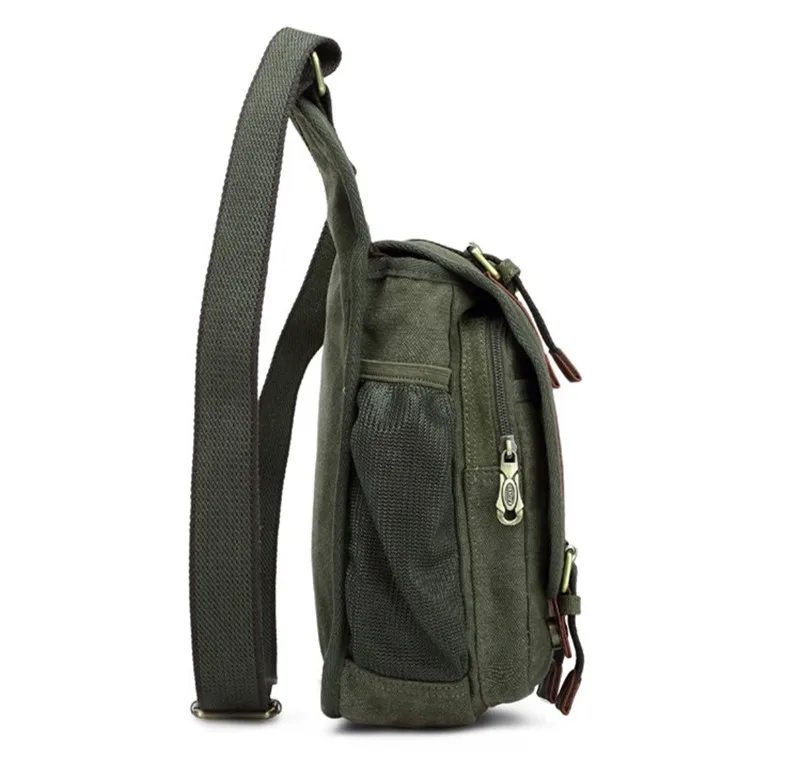 Винтажный дизайн нагрудная сумка из текстиля для мужчин сумка через плечо рыцарь холщовый мешок ретро мода уличная тактическая сумка