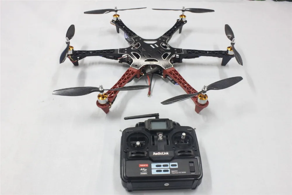 F05114 K F550 font b Drone b font Heli FlameWheel Kit With QQ SUPER Control Board