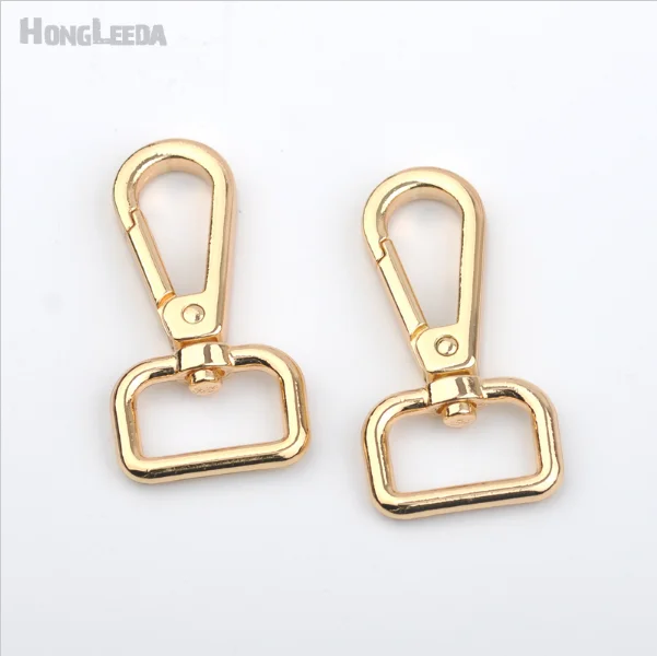 30pcs Key Chain Hook 19mm Alloy Swivel Clasps Snap Key Hooks Diy Key