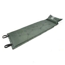 Надувная подушка AOTU одноместный надувной матрас для отдыха на открытом воздухе автоматический(зеленый/синий