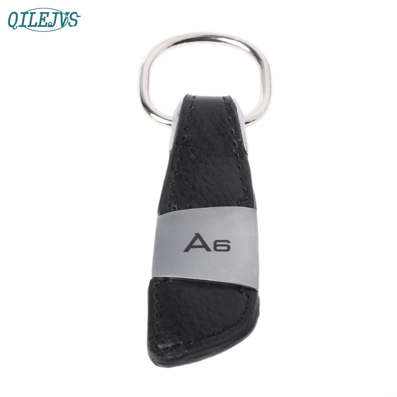 

Hot Sale Leather Keychain Keyring Car Key Chain for Audi A6 C5 4B 4F C6 C7 S6 RS6 RS Dec19