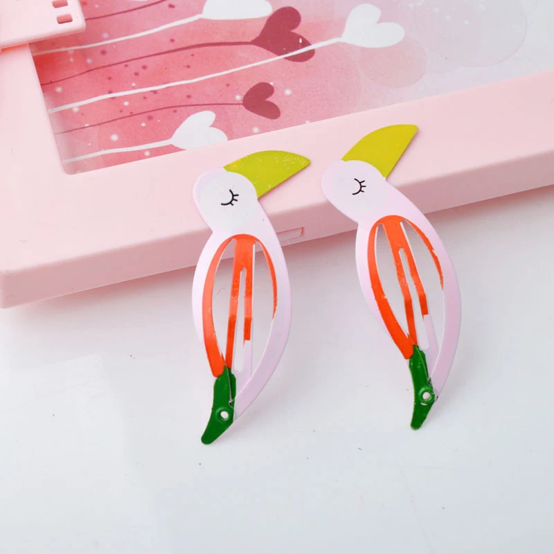

Hot Selling Cute Flamingo Fashion Hair Clips Girls Hair Accessories for hairstyles hairpins hair hoop headwear haar accessories