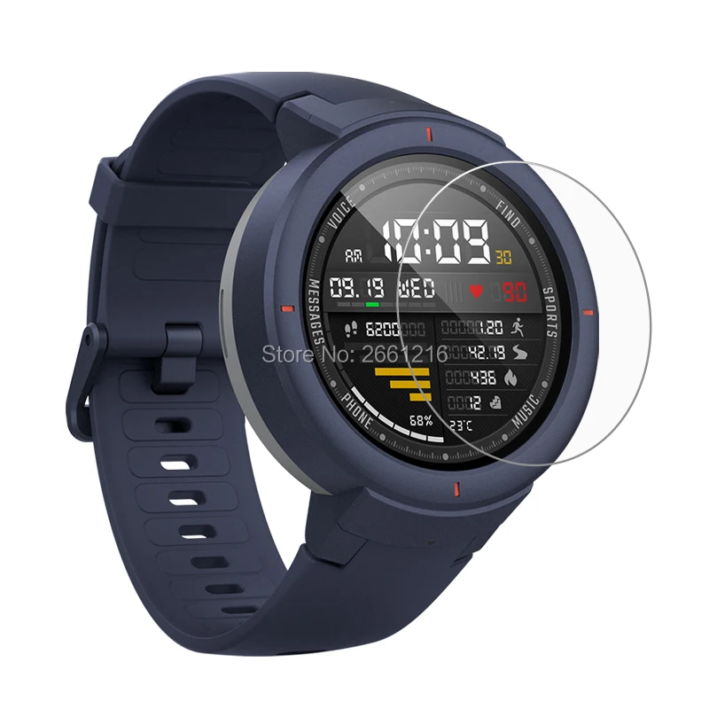 2 шт./партия для Xiaomi Huami Amazfit Грани 3 Спортивные Смарт-часы 3 Закаленное Стекло с уровнем твердости 9H 2.5D Премиум Экран защитная пленка