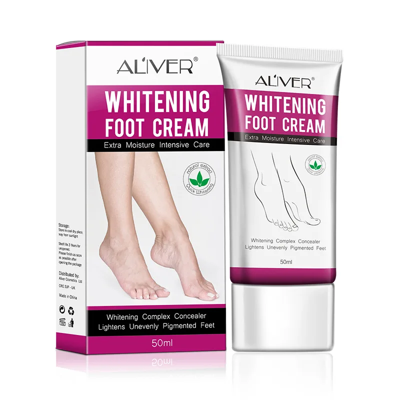 ALIVER Foot Cream Whitening Cream Moisturizing Care Moisturize Foot Skin Cream Hydrating White Smooth And Delicate Foot Care