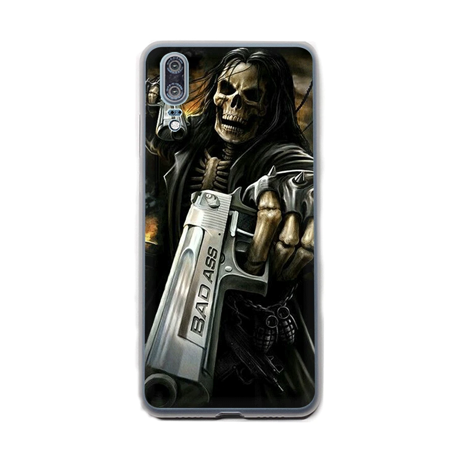 Чехол Gerleek с черепом для девочек Huawei Honor 6A 6C 7A Pro 7C 7X 8X 9 10 Lite Note 8C Play Cover