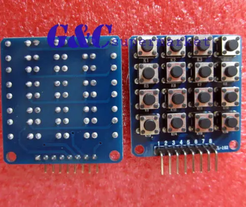 

1PCS 4x4 Keypad MCU Accessory Board Matrix Keyboard Buttons
