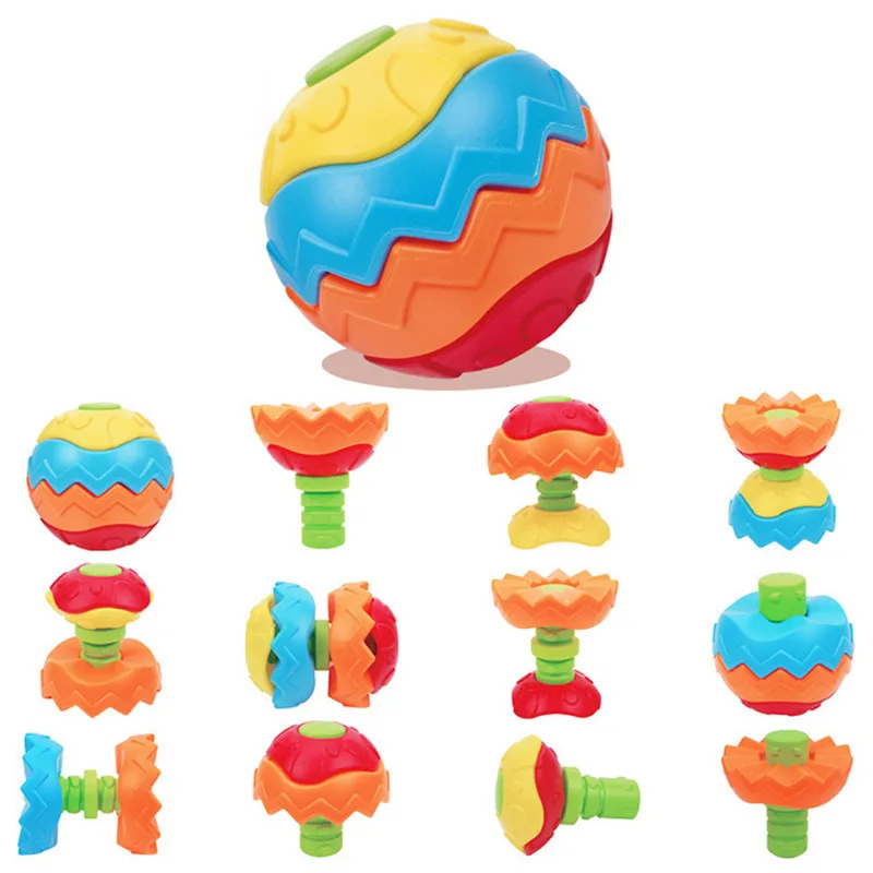 Newest Transformation Fitness Ball Baby Educational Building Toys Magic