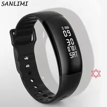 Sanlimi S69 SmartBand Часы Приборы для измерения артериального давления смарт-браслет сердечного ритма Мониторы смарт-браслет Фитнес для Android IOS Телефон