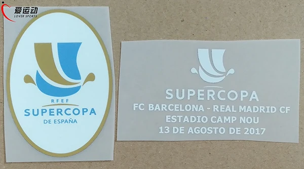 Supercopa Espana 2017 Spain патч-плеер выпуск набор Camp Nou patch 17-18 Supercup | Дом и сад