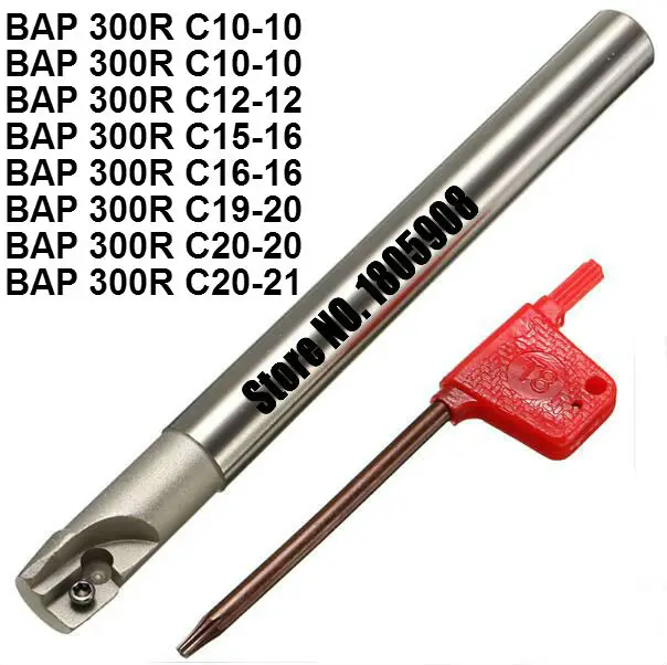 

1PCS BAP300R C10 10-120 C12-12-130 C16-16-150 C20-20-150 C20-21-150 2T Angle 90 Degree milling cutter arbor for APMT1135 inserts