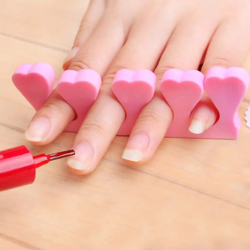 

2pcs Toe Separators Finger Foot Sponge Soft Gel UV Salon Polish Manicure