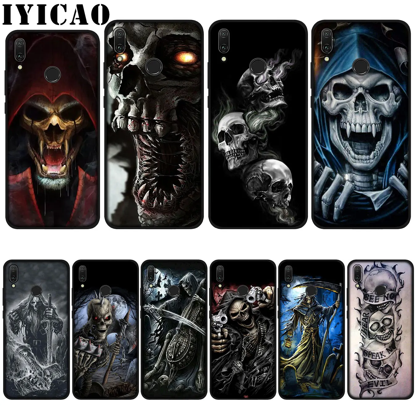 Силиконовый мягкий чехол IYICAO для Huawei P20 Pro P10 P8 P9 Lite Mini 2017 P Smart 2019|Бамперы| |
