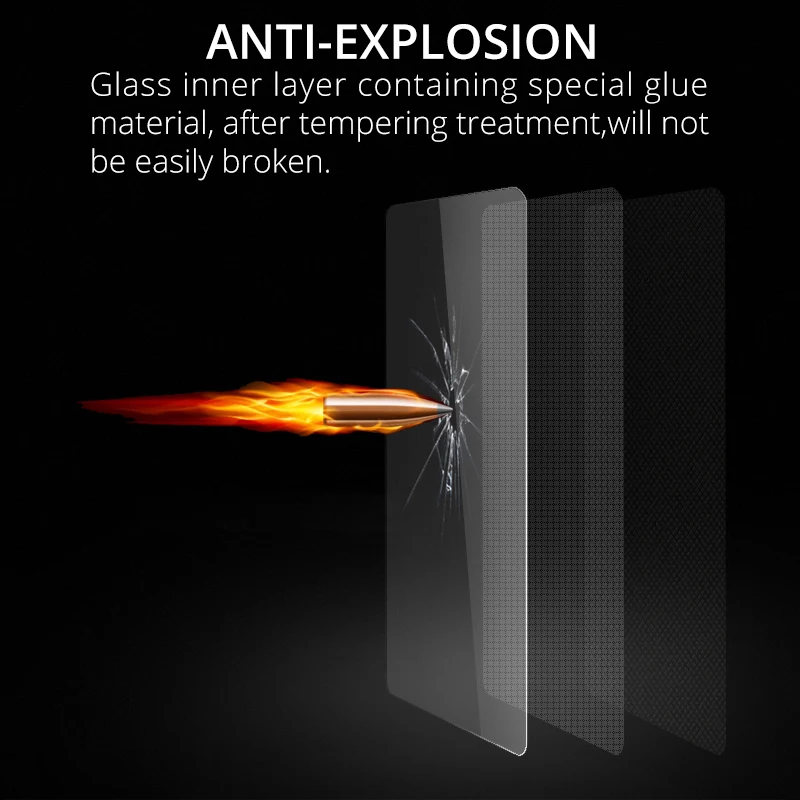 Универсальная пленка из закаленного стекла 9H для 10,0 9,7 9,0 8,0 7,0 6,8 дюймов, Защитная пленка для экрана из закаленного стекла