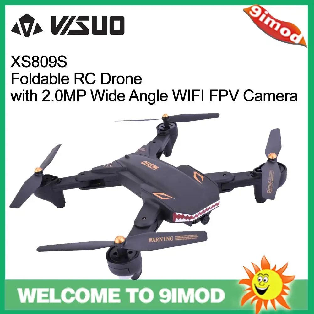 

Original VISUO XS809S Foldable RC Drone with 2.0MP Wide Angle FPV HD Camera Altitude Hold Quadcopter