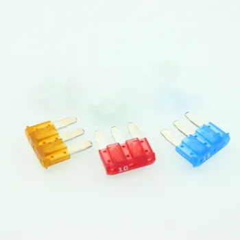 

20 Pcs Micro3 Fuse 3 Pins High Quality PEC Automotive Car Fuse For Ford Focus Mondeo Dodge JEEP 5A 7.5A 10A 15A
