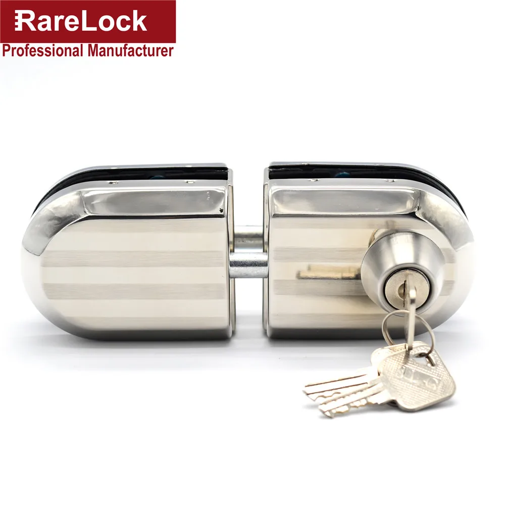 Rarelock Christmas Supplies Glass Door Lock for Bathroom Window Women