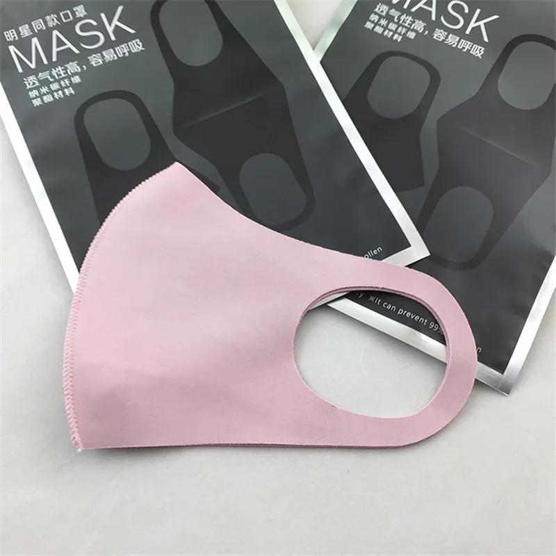 2 шт Пыленепроницаемая Трехмерная маска для спорта на открытом воздухе дышащая моющаяся и легко дышит Личная маска - Цвет: Pink