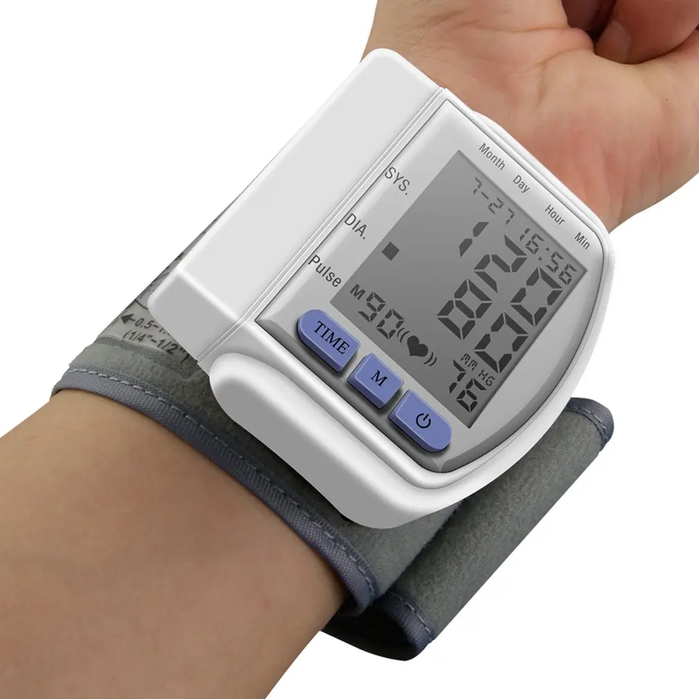 Digital Wrist bp Blood Pressure Monitor Meters Tonometer