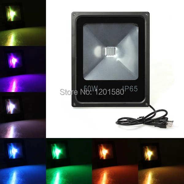 Бесплатная Доставка Ультра Тонкий Водонепроницаемый IP65 Открытый RGB LED Прожектора