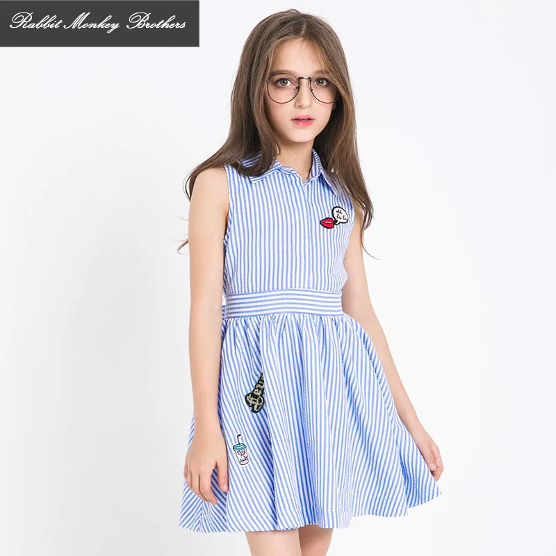 Aliexpress.com : Buy Teen Girls summer dress 2017 new children princess ...