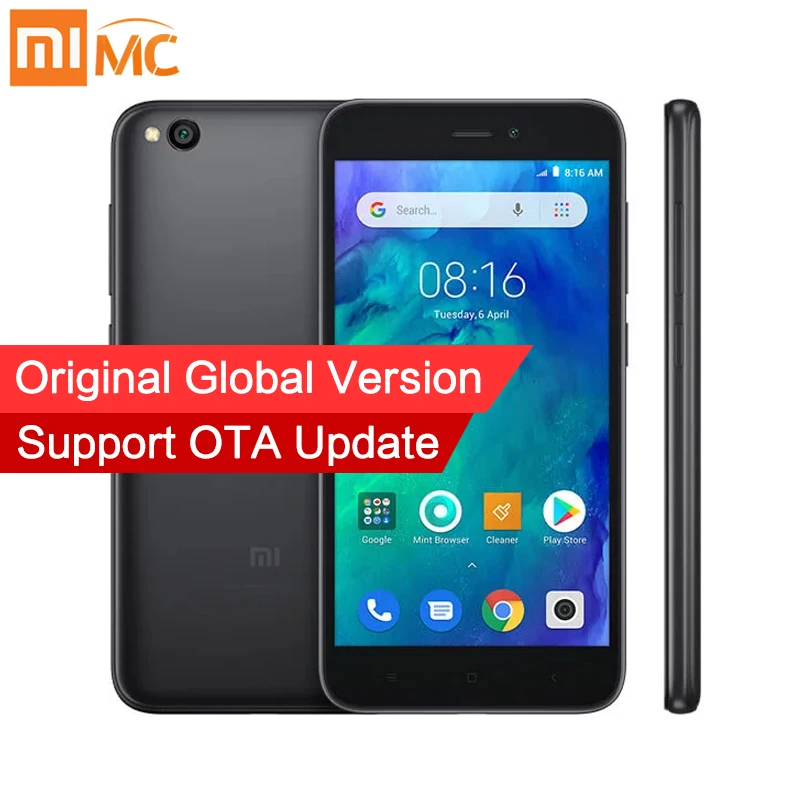 Имеются на складе! Смартфон Xiaomi Redmi Go с глобальной версией 1 ГБ ОЗУ 8 Гб ПЗУ
