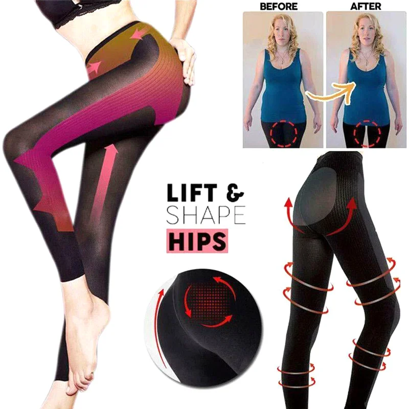 

Women's Anti-swelling Leg Shaper Burn Calories Breathable Leggings for Slim Fit Up MC889