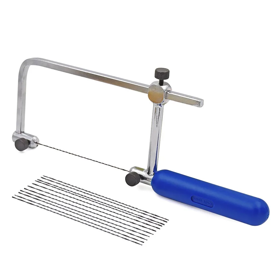 13pcs Adjustable Saw Frame Bow ABS 400 For Jewellers Wax Carving Tool