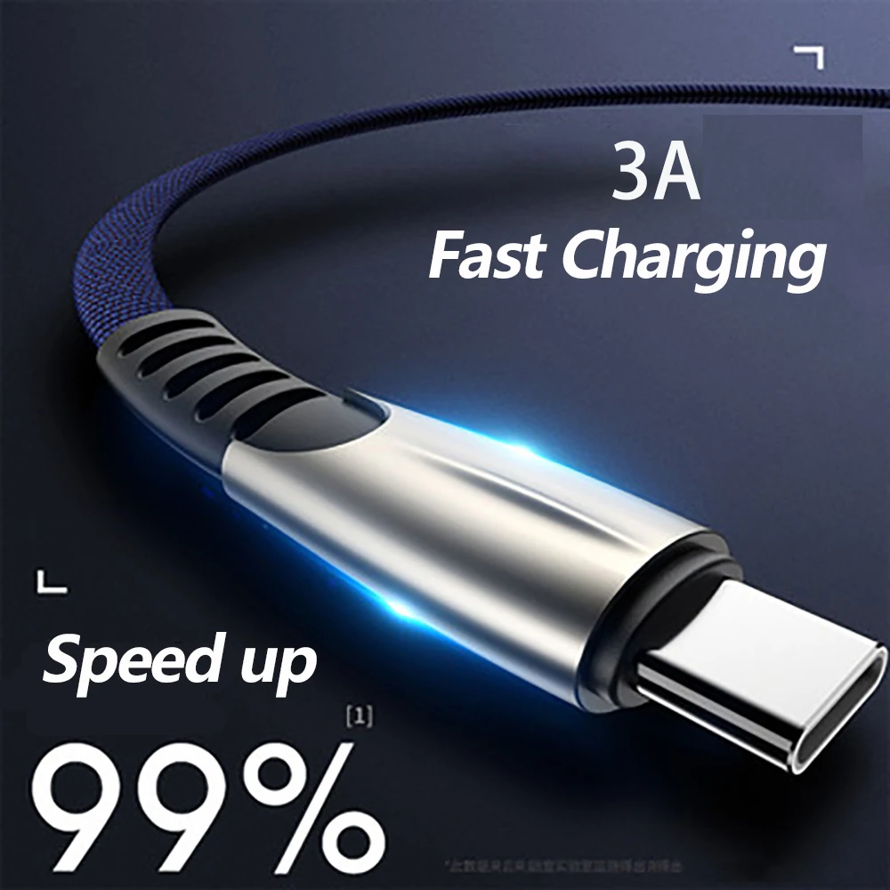 Choetech Usb نوع C المصغّر Usb كابل سريع شحن Qc3.0 الهاتف المحمول كابل بيانات ل فون Xs ماكس Xiaomi هواوي Usb- c كابل