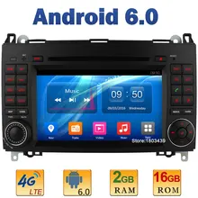 7 Quad Core 2GB RAM 4G LTE SIM WIFI Android 6 Car DVD Player Radio For