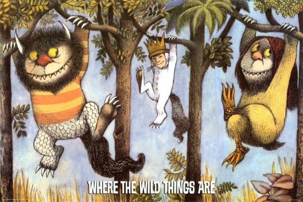 This is the first thing. Where the Wild things are. Where the Wild things are book. Where the Wild things are книга. Where the Wild things are Постер.