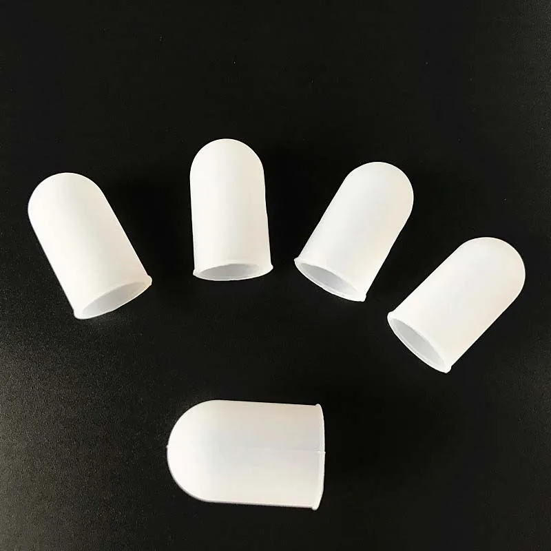 

Silicone Fingers Cover Cap Fingertip Protector Insulation Anti-skid Set For Kitchen Barbecue 669