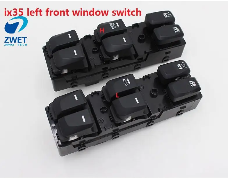 ZWET Car Left Front Window Switch For ix35 Window left Switch For