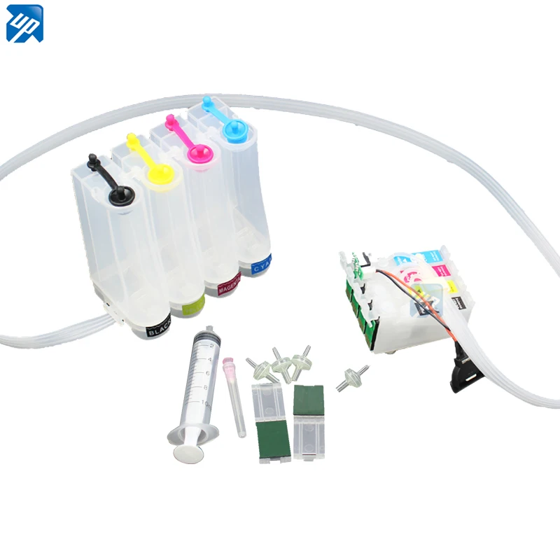Continuous Ink System ciss cis system for epson WorkForce WF-2630 XP-420 XP-424 XP-320 xp420 xp424 xp320 printer T2201 T220xl1 continuous ink supply system