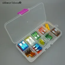 Shhworldsea 100 шт. Авто Мини предохранитель и средний Лезвие Предохранитель Ассортимент/комплект